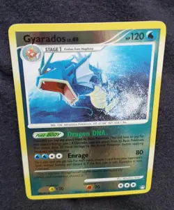 Pokemon Gyarados 26/123 Mysterious Treasures Reverse Holo Rare Card English 2007 - Image 3