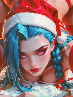 Jinx Arcane Legends Ribbons 🎀 Lonestar Customs Waifu New Christmas 2025 Card - Image 4