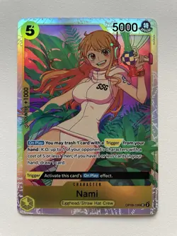 One Piece Card Game Nami OP08-106 SR English - Image 1