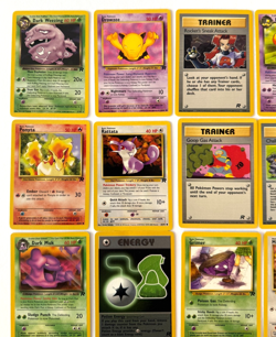 Team Rocket Vintage Pokemon TCG Card Lot - 20 Cards - Common Uncommon Rare - Image 2