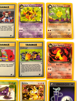 Team Rocket Vintage Pokemon TCG Card Lot - 20 Cards - Common Uncommon Rare - Image 3