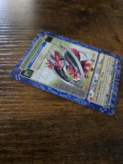 Vintage Digimon CCG Battle Series 4 Gold Stamped Card Wargrowlmon BO-165 - Image 3