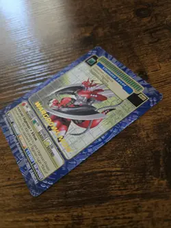 Vintage Digimon CCG Battle Series 4 Gold Stamped Card Wargrowlmon BO-165 - Image 4