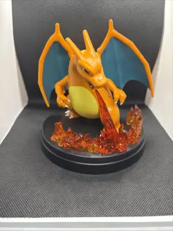 CHARIZARD EX Fire Breathing Card Display Figurine Statue from EX Super Premium - Image 1