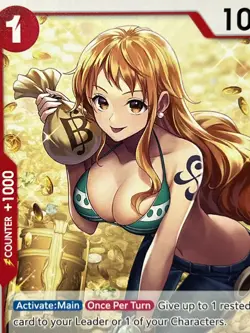 Nami ST01-007 Tournament Pack Vol. 3 Pre-Release (Centered) MINT Promotion Card - Image 1