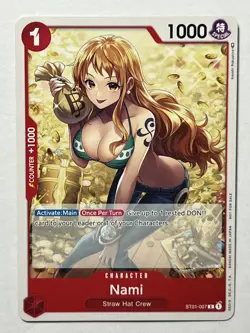 Nami ST01-007 Tournament Pack Vol. 3 Pre-Release (Centered) MINT Promotion Card - Image 2