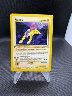 Raikou 1st Edition Neo Revelation Card 22/64 Regular Moderately Played WOTC - Image 1