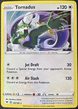 Tornadus - (Cosmos Holo) 142/185 Blister Exclusives - Pokemon Card - Image 1