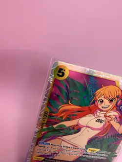 Nami OP08-106 - Super Rare LP English - One Piece Card NM/M - Image 2