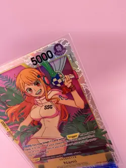 Nami OP08-106 - Super Rare LP English - One Piece Card NM/M - Image 3