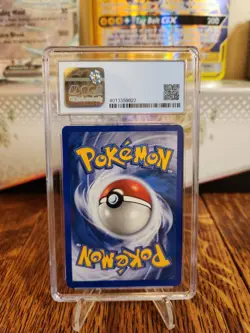 CGC 8 NM-MINT Professor Elm # 3 Best of Game REVERSE HOLO PROMO Pokemon Card Psa - Image 3