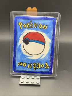 Custom Hand Drawn, Radiant Charizard card, fake card, not authentic awesome art - Image 2