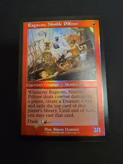 MTG English Ragavan, Nimble Pilferer (Retro Frame) NM Foil Modern Horizons 2 - Image 1