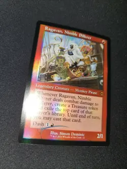 MTG English Ragavan, Nimble Pilferer (Retro Frame) NM Foil Modern Horizons 2 - Image 3