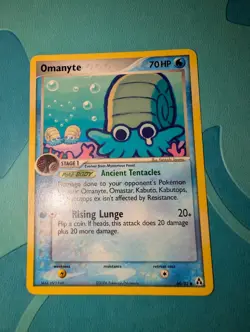 Omanyte 60/92 Common Ex Legend Maker Pokemon Card Non Holo 2006 LP - Image 1