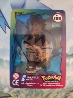 Pokemon Advanced 2004 Action Card Lenticular Brock NM - Image 2