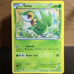 Snivy RC1/RC25 Radiant Collection Legendary Treasures Foil Pokemon Card 1/25 - Image 1