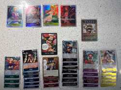 One Piece TCG 35 Card Lot Rare/Super Rare (SR)/Hologram Cards Foil Mixed Sets - Image 1