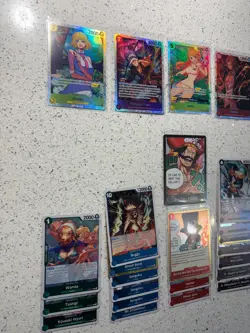 One Piece TCG 35 Card Lot Rare/Super Rare (SR)/Hologram Cards Foil Mixed Sets - Image 2