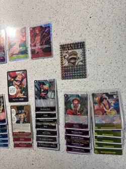 One Piece TCG 35 Card Lot Rare/Super Rare (SR)/Hologram Cards Foil Mixed Sets - Image 3