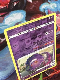Pokemon TCG Gengar 085/202 Swsh01: Sword & Shield 2020 Reverse Holo Rare Card - Image 3