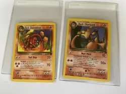 Dark Charizard 21/82 Non Holo And Dark Charmeleon Pokemon Cards - Image 1