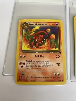 Dark Charizard 21/82 Non Holo And Dark Charmeleon Pokemon Cards - Image 2