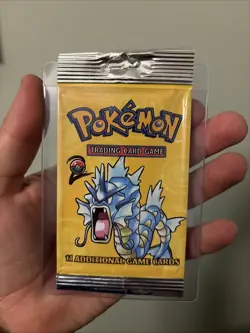 Base Set 2 Booster Pack Gyarados Rare Vintage Pokemon With The 11 Cards - Image 1