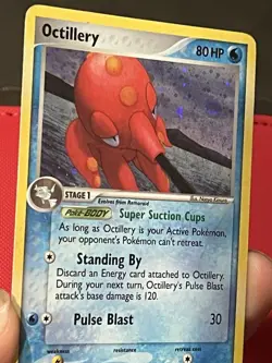 Pokemon TCG Card Octillery 10/115 Reverse Holo Ex Unseen Forces MP - Image 1