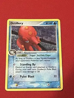 Pokemon TCG Card Octillery 10/115 Reverse Holo Ex Unseen Forces MP - Image 2