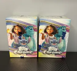 Disney Topps Chrome 2025 Trading Cards Blaster Box lot of 2 FREE SHIPPING - Image 1