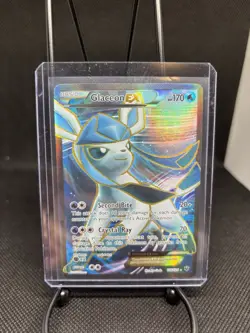 Glaceon EX 116/124 Full Art Ultra Rare Pokemon Card XY Fates collide - Image 1