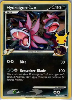 Hydreigon C lv.61 SWSH138 SWSH: Sword & Shield Promo Cards - Pokemon Card - NM - Image 1