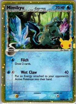 Mimikyu (Delta Species) - SWSH136 Sword & Shield Promo - Pokemon Card - NM - Image 1