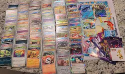 Lot Of 288 Pokemon Cards Holo, Reverse Holo, Bulk, Stickers - Image 1