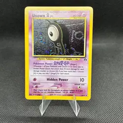 (LP+) Unown A #14/75 2001 Neo Discovery Unlimited Holo Rare Vintage Pokemon Card - Image 1