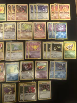 Pokemon TCG 101 Card Lot Team Rocket NEAR COMPLETE Rare/Common/Uncommon 1st Ed - Image 4