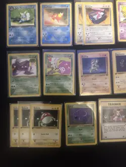 Pokemon TCG 101 Card Lot Team Rocket NEAR COMPLETE Rare/Common/Uncommon 1st Ed - Image 5