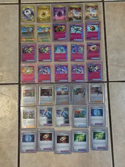Pokemon Card Lot - 35 ENG Top Loaded Cards All Cards In Picture Ship NM - Image 1