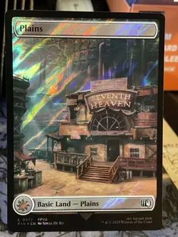 Plains FULL ART #572 SURGE FOIL Final Fantasy NM MTG Magic Card FF7 - Image 1