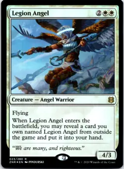 Legion Angel (Foil) Zendikar Rising, 23 NM - Image 1