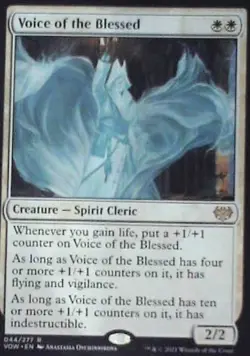 Voice of the Blessed - Innistrad: Crimson Vow: #44, Magic: The Gathering Nm C278 - Image 1