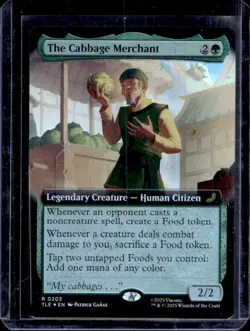 Magic The Gathering MTG The Cabbage Merchant Extended Art Foil #203 - Image 1