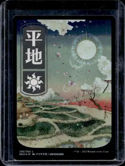 2022 Magic: The Gathering Kamigawa Neon Dynasty Plains #293 - Image 1