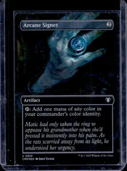 2023 Magic: The Gathering Commander Masters Arcane Signet Foil #653 - Image 1
