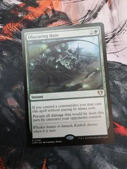 MTG Obscuring Haze Commander Masters Regular #308 - Image 1