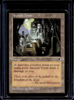 1997 Magic: The Gathering Tempest Ancient Tomb #NNO - Image 1