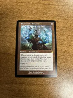 Illusionist's Bracers (Retro Frame) Ravnica Remastered Regular NM-M Unplayed - Image 1