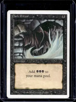 1993 Magic: The Gathering Unlimited Dark Ritual #NNO - Image 1