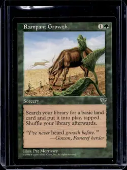 1996 Magic: The Gathering Mirage Rampant Growth #NNO - Image 1